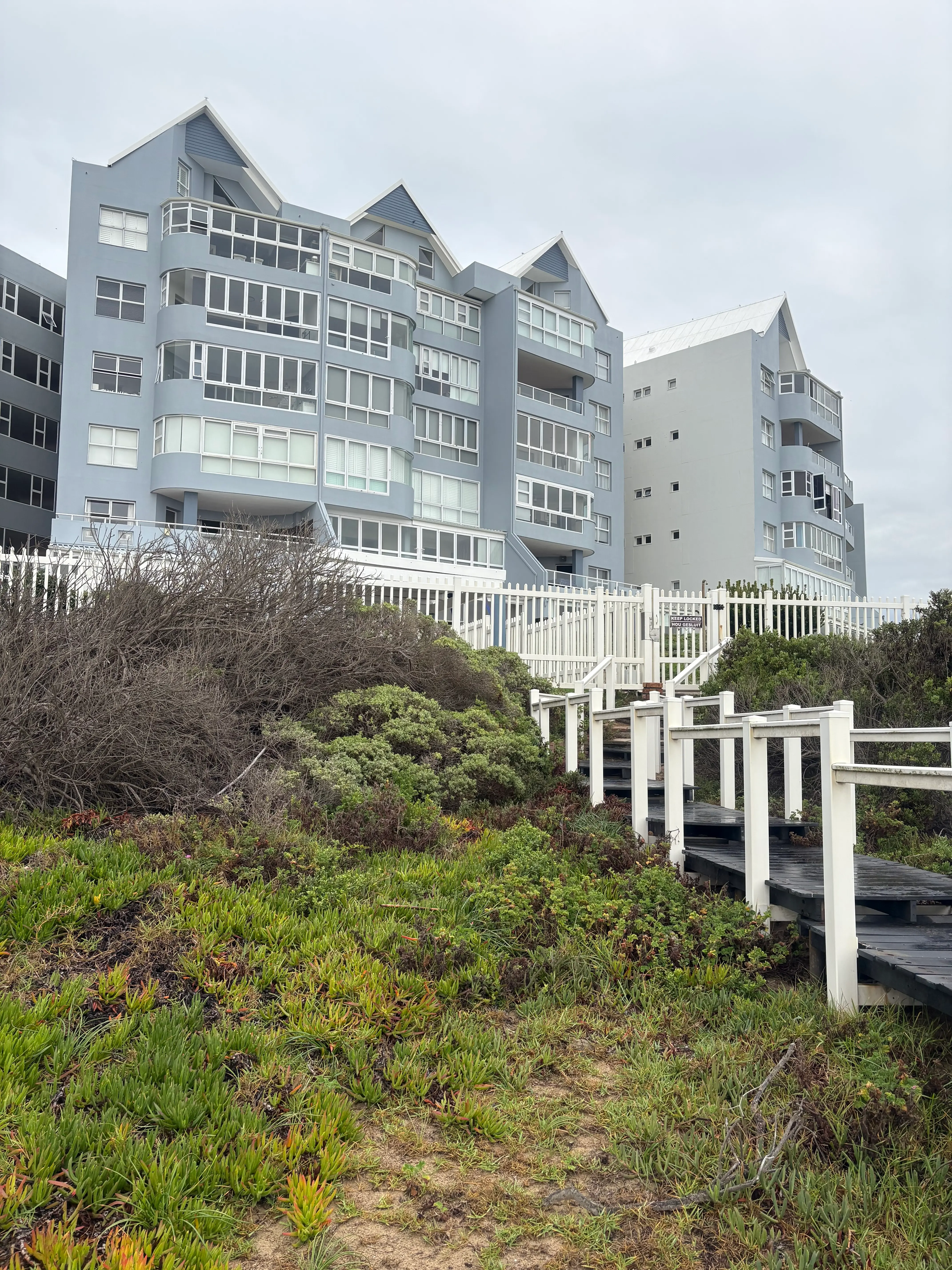 Stairs leading to the beach